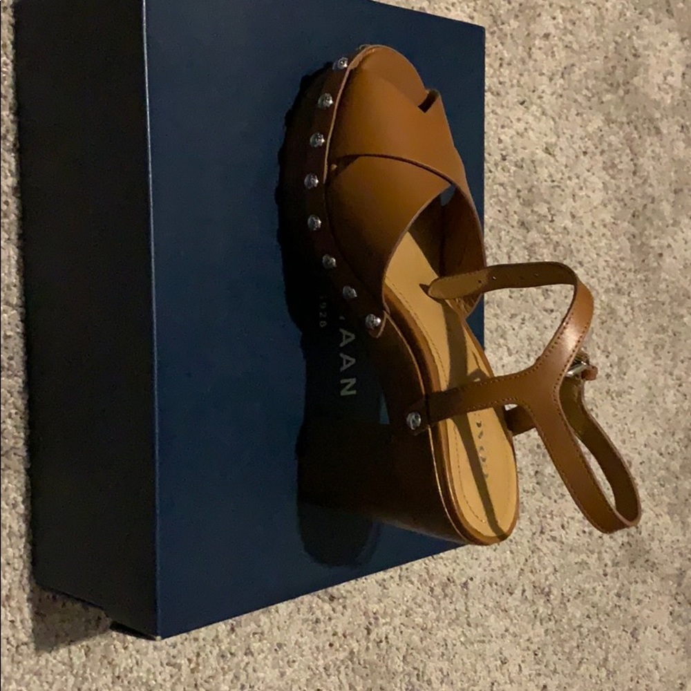 Coach tall sandals. New in box.
